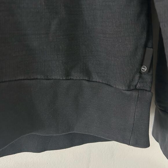 AG Adriano Goldschmied Men's Hooded Faded Black Sweatshirt M Medium NWOT - Picture 3 of 7